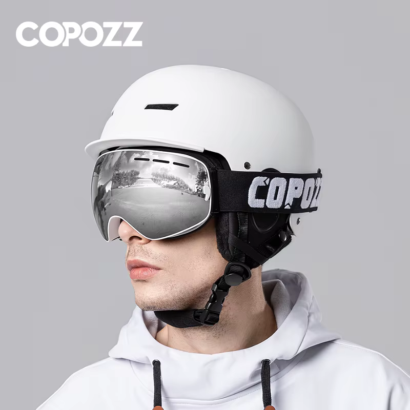 COPOZZ hommes femmes marque lunettes de Ski lunettes de Snowboard lunettes pour Ski UV400 Protection lunettes de neige Anti-buée masque de Ski lunettes