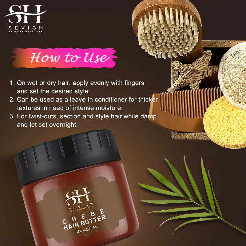 Afrique fou Chebe cheveux beurre Traction Alopecia Anti-casse produits de croissance