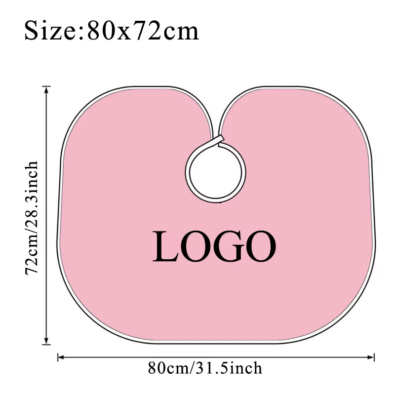 Cape de cheveux avec logo personnalisé pour garder