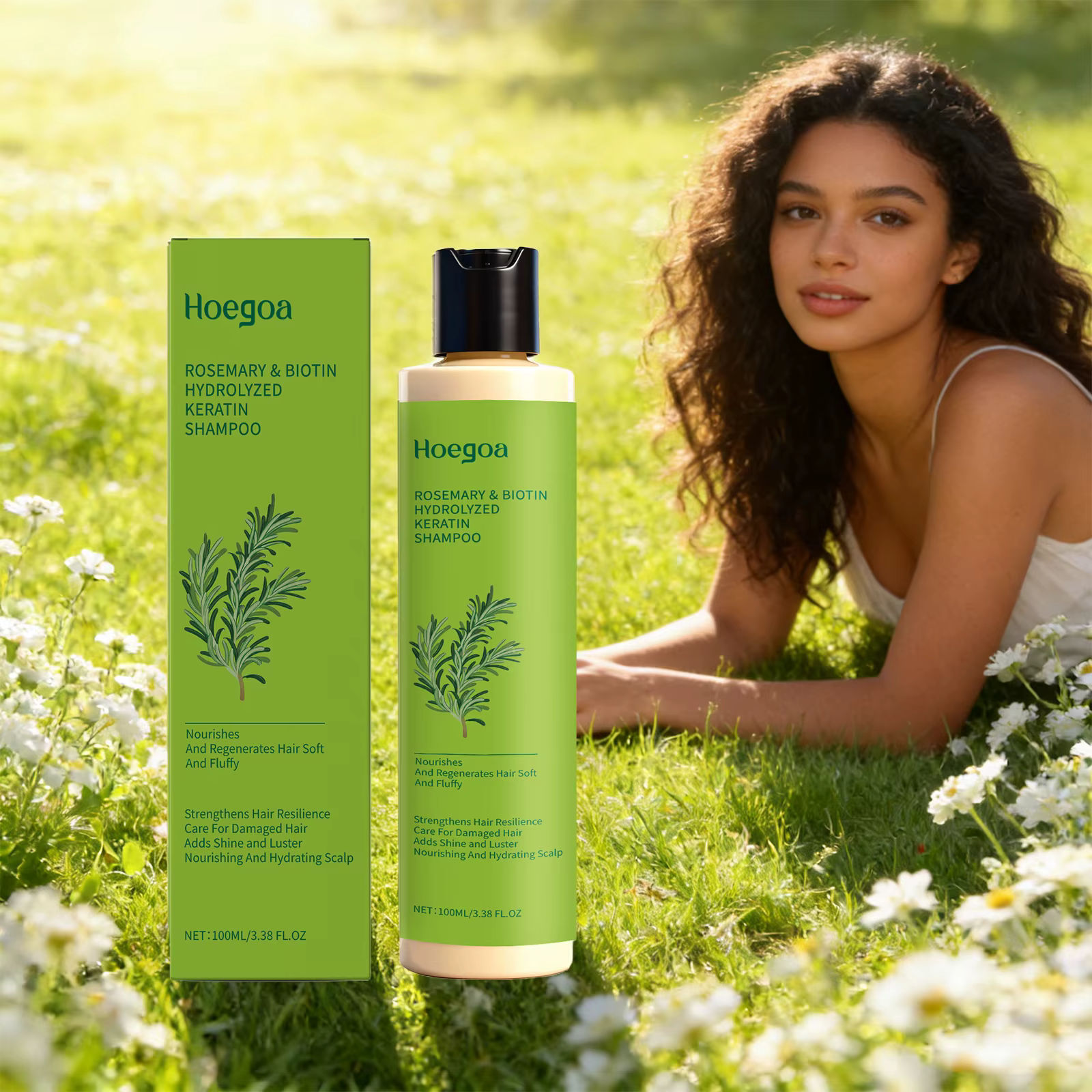 Shampoo au romarin pour le contrôle du sébum