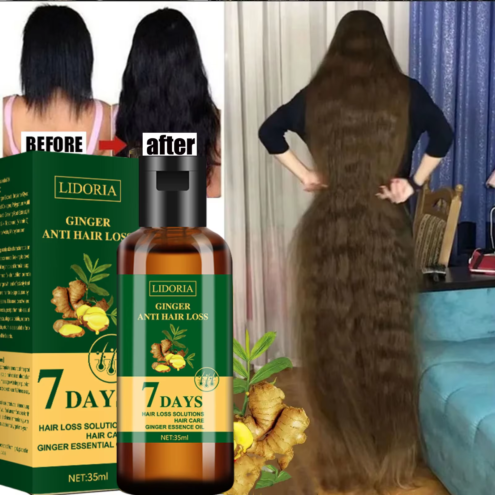 Sérum de croissance des cheveux pour hommes et femmes