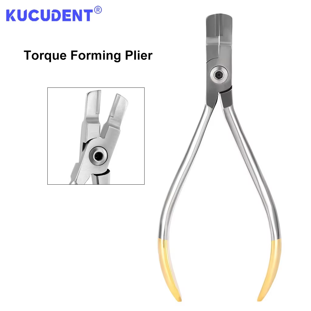 Ensemble de pinces orthodontiques dentaires en acier inoxydable, dissolvant de support de coupe d'extrémité distale, outil de fil lingual pour le travail dentaire des dents, 1 pièce