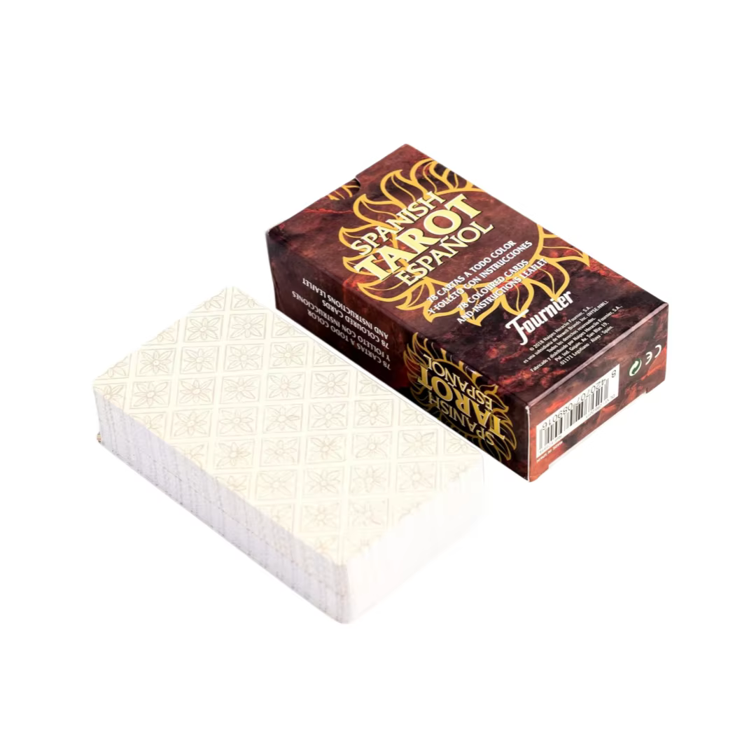 78 cartes classiques de tarot de Marseille, majeurs arcanes, thème étoile, version espagnole, jeu de société, ensemble de cartes de divination