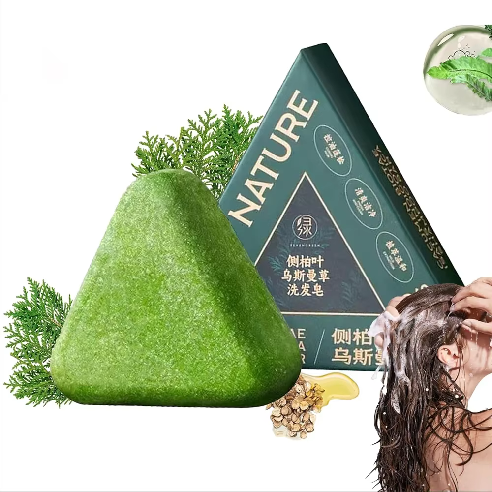Shampoing fait à la main en herbe Usman Platycladi Seven Green