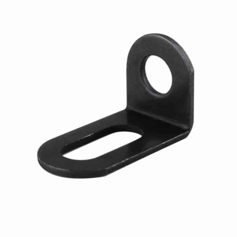 Attaches d'angle en métal noir en forme de L, 10 pièces, supports de montage à angle droit