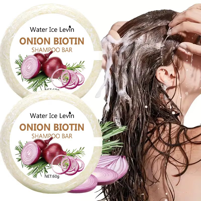 Savon Shampoing à l'oignon et à la biotine - 60 g