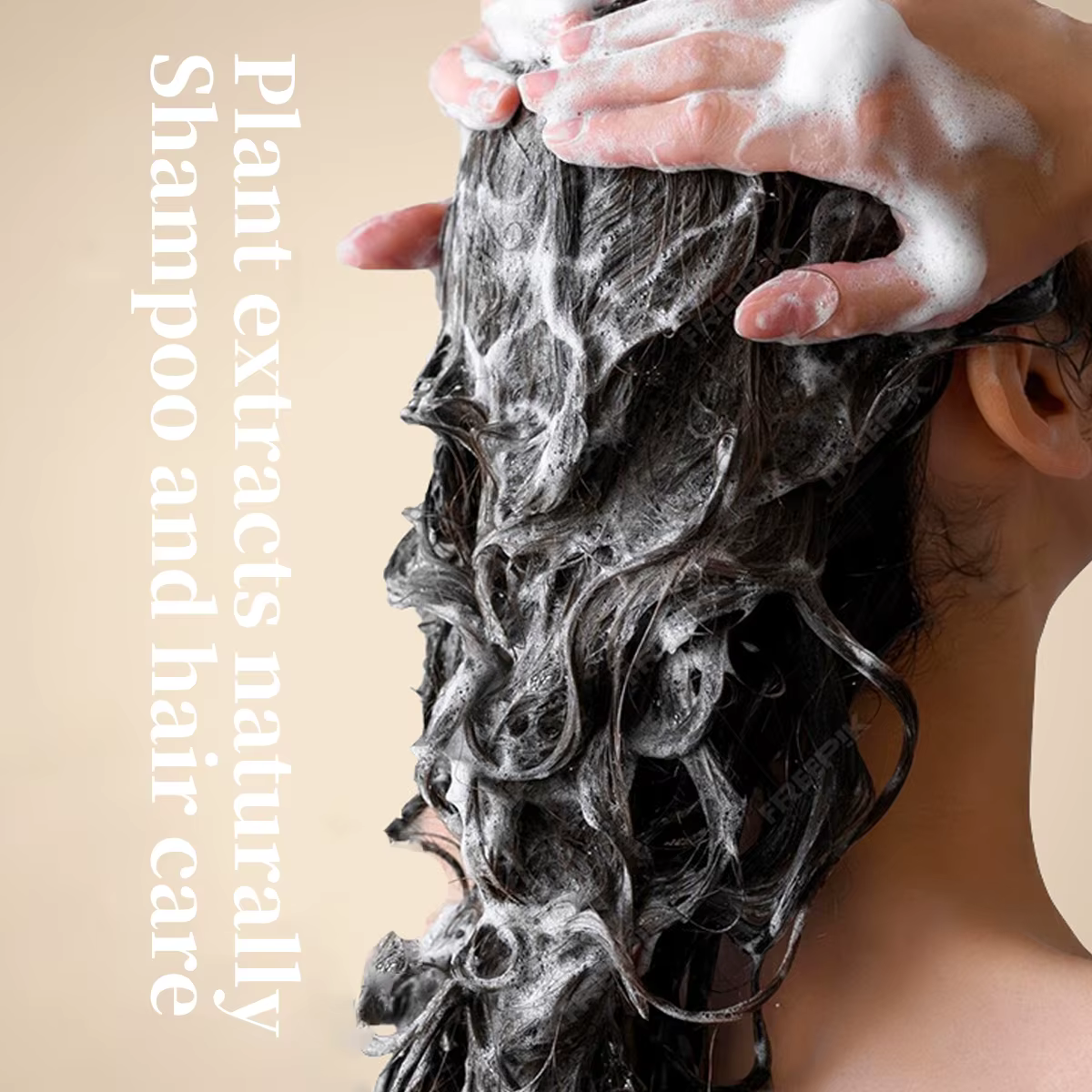 Shampoing végétal à base de plantes Polygonum Multiflorum