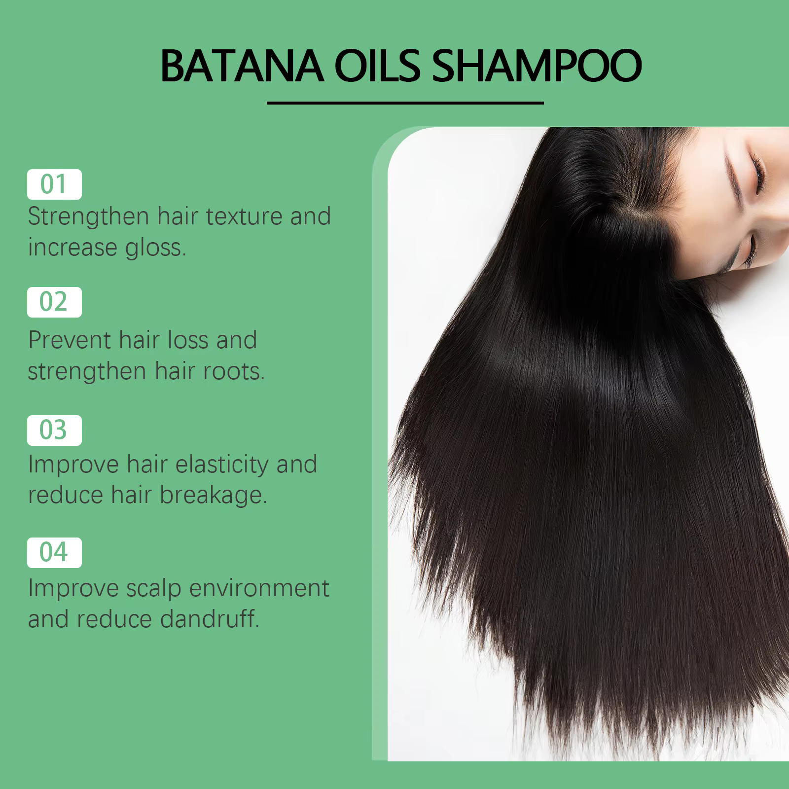 Pure Batana-Shampooing hydratant pour cheveux