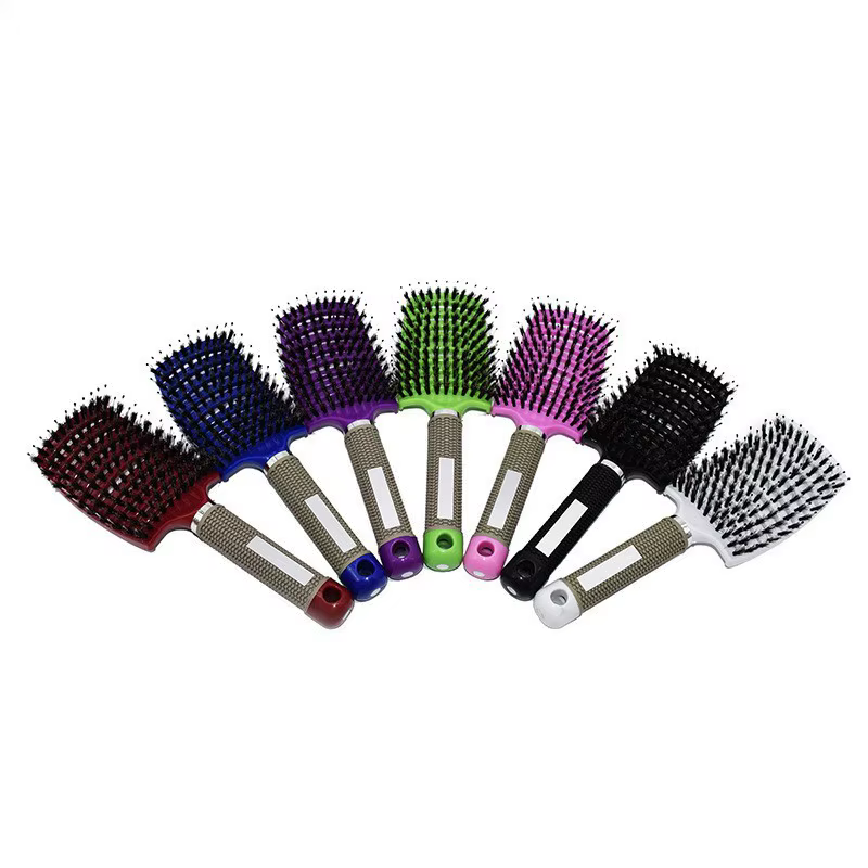 Brosse de Massage du cuir chevelu pour cheveux bouclés humides