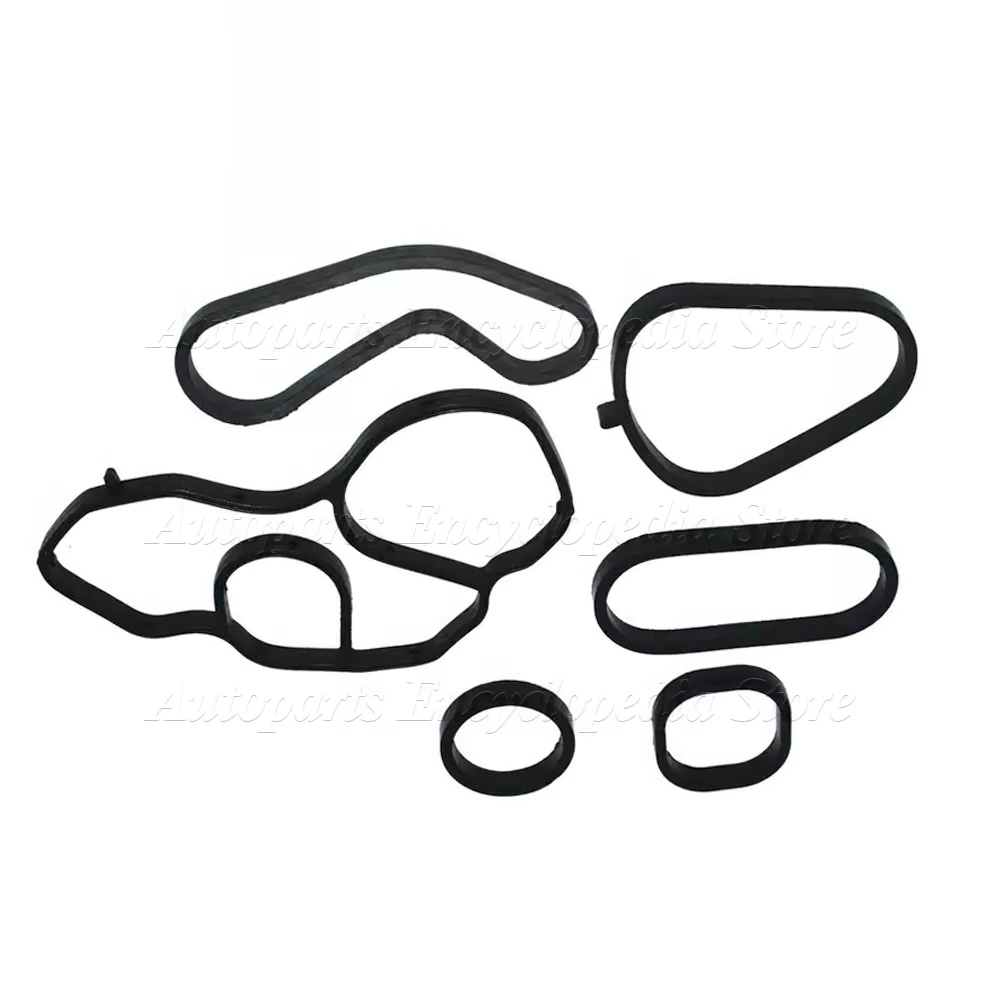 Convient pour Mini Cooper 2007-2016, joint de refroidisseur d'huile et ensemble de joints de boîtier de filtre 11428643747, 11428643758, 11427557010