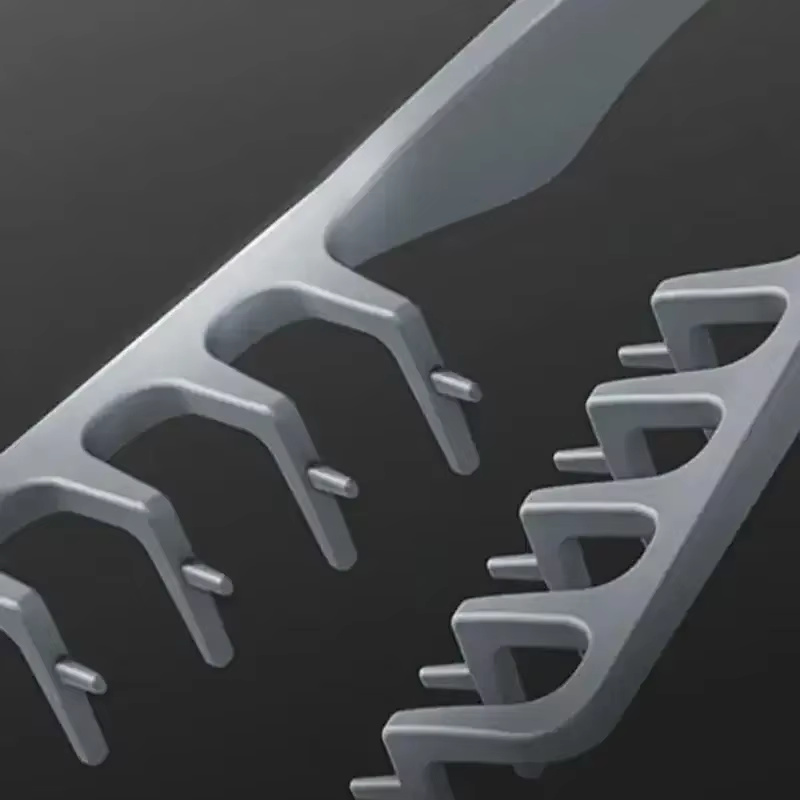 Volumisant les cheveux à dents larges pour hommes Texture moelleuse peigne coiffant racines