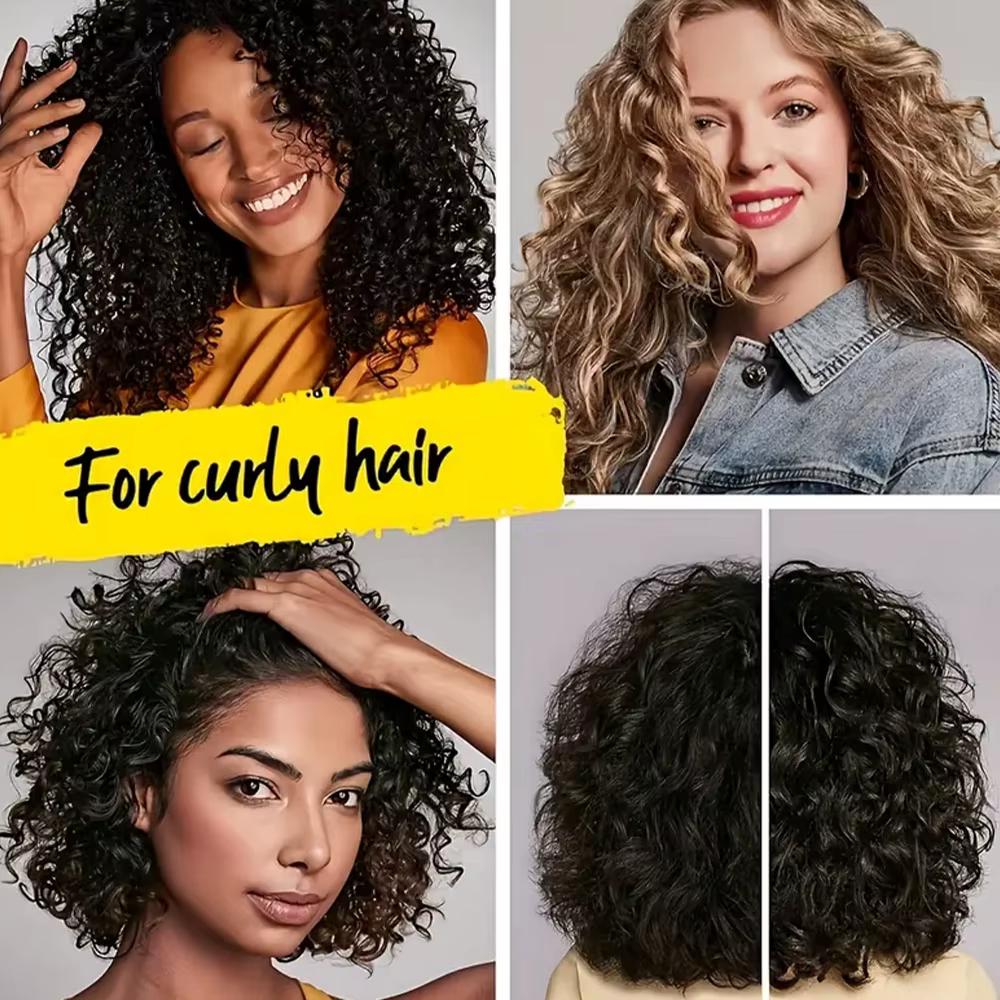 Crème activatrice de boucles à l'huile de ricin – Cheveux coils/ondulés définis