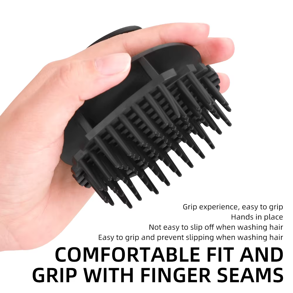 Peigne de massage pour cheveux en silicone