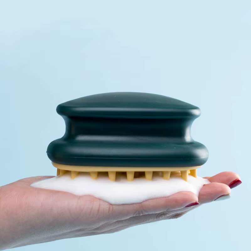 Brosse de lavage des cheveux en silicone pour adulte
