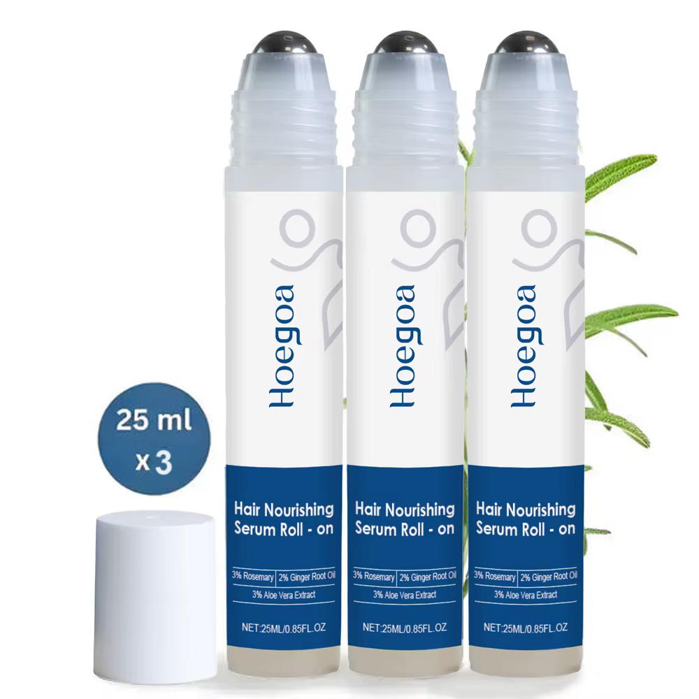 Sérum capillaire roll-on à la rosemaine pour la croissance des cheveux