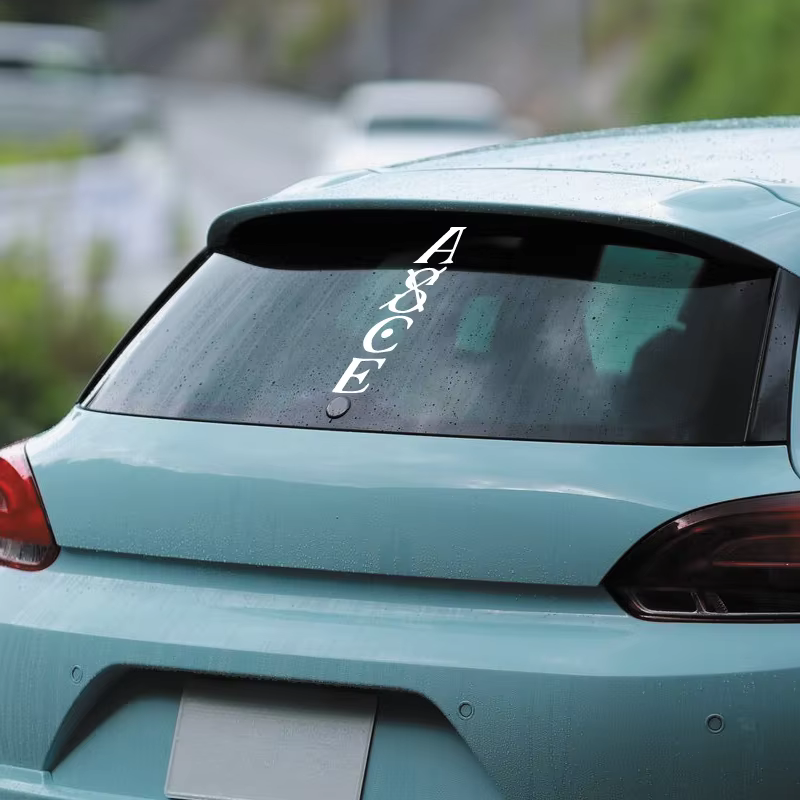 Autocollant «ASCE», autocollant créatif et à la mode pour les fans d'anime, haute qualité pour voiture, camion et ordinateur portable, décoration extérieure de voiture étanche
