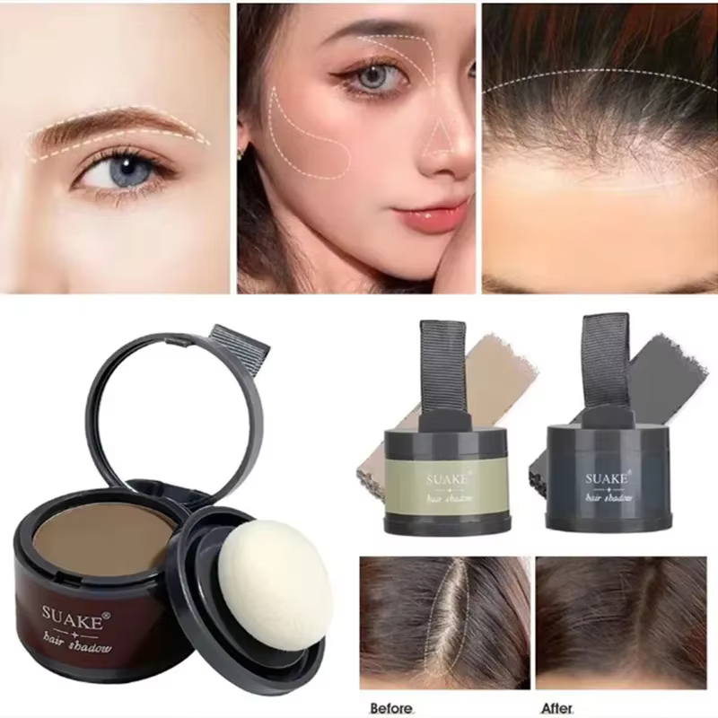 Poudre de ligne de cheveux 4 couleurs