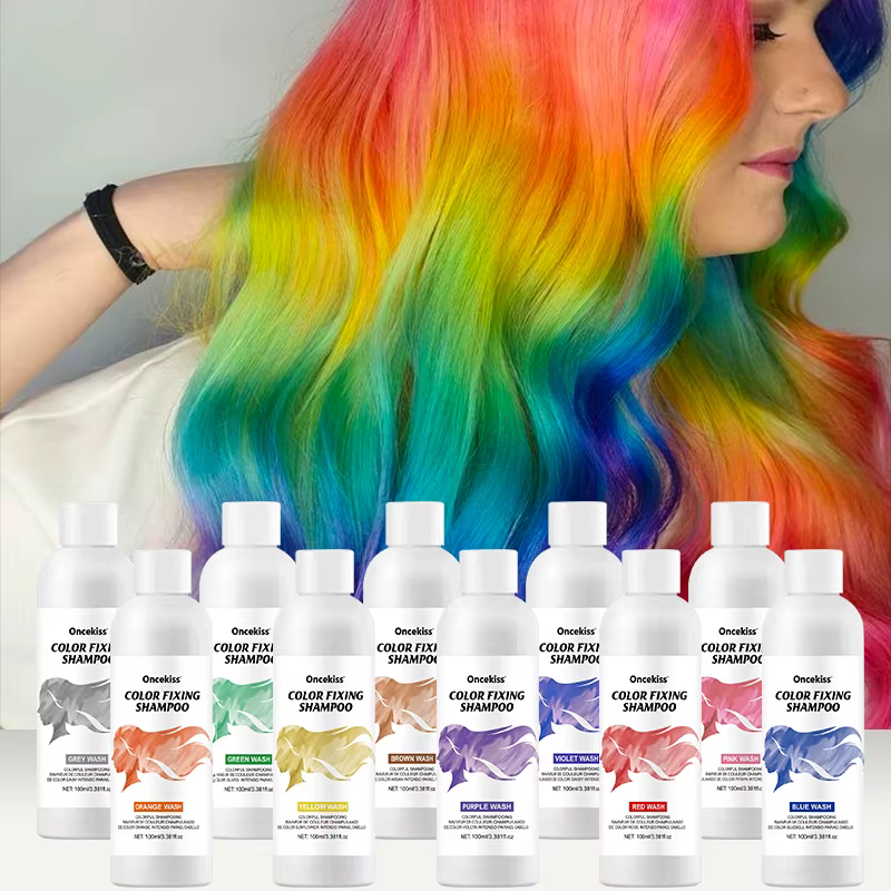 Shampoing semi-permanent pour colorant capillaire