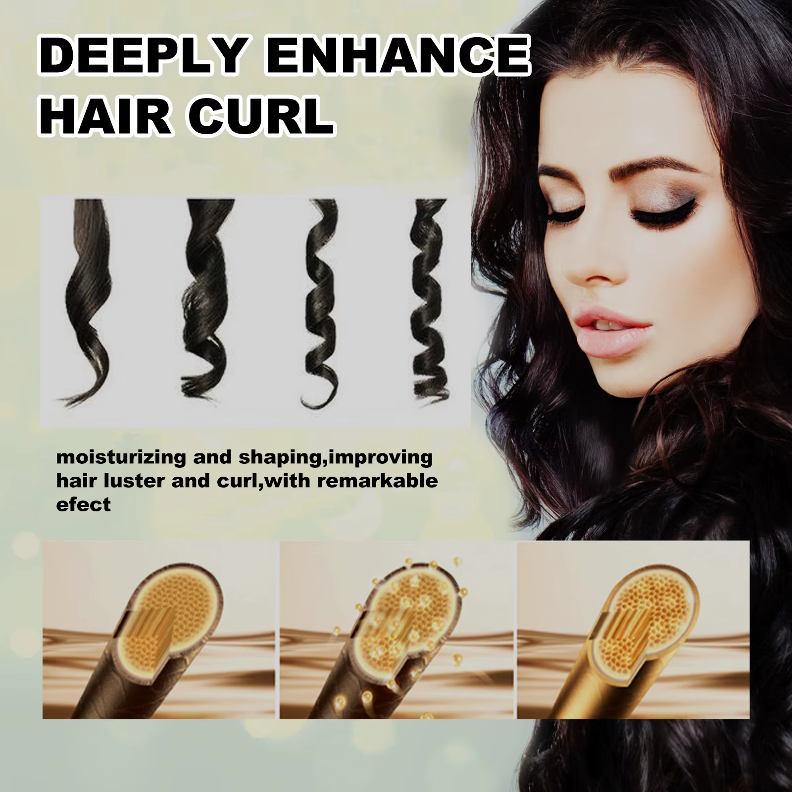 Élastique pour cheveux bouclés marocains