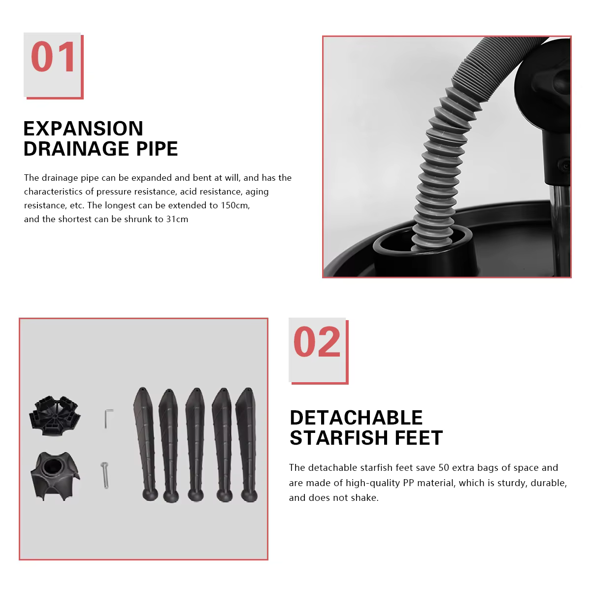 Ensemble de bols de shampoing mobiles portables