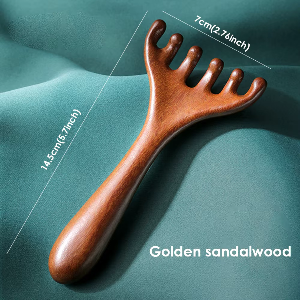Peigne de Massage méridien en bois