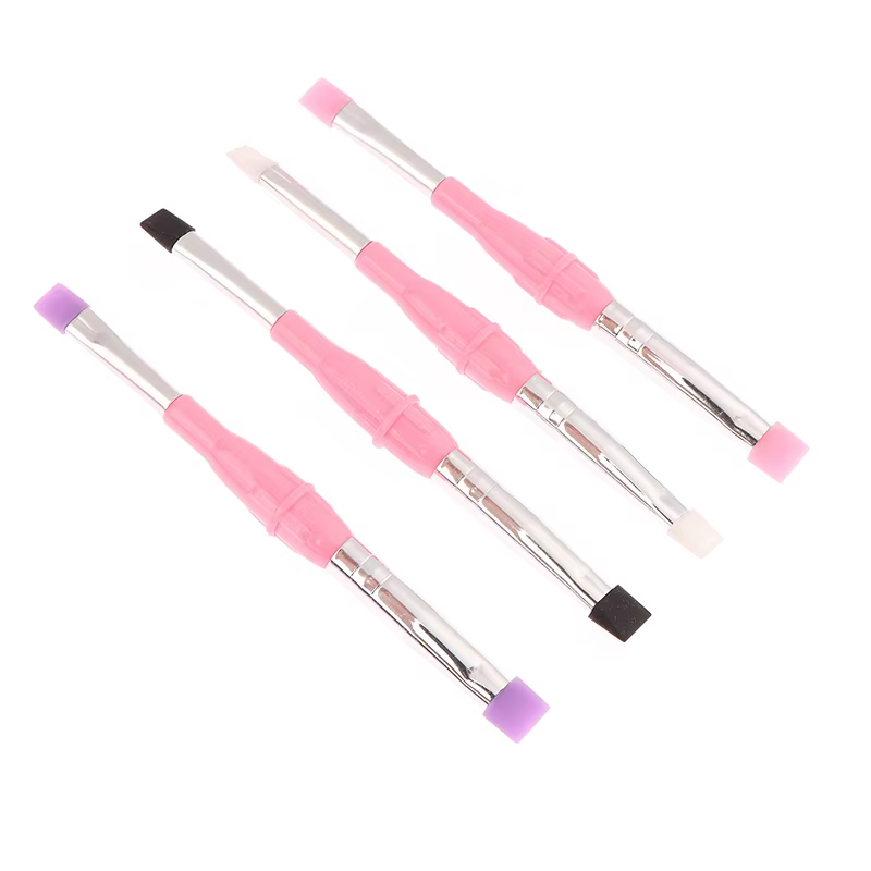 Brosse en silicone souple à double tête pour cils, outils de levage, stratification, séparation, extension, maquillage