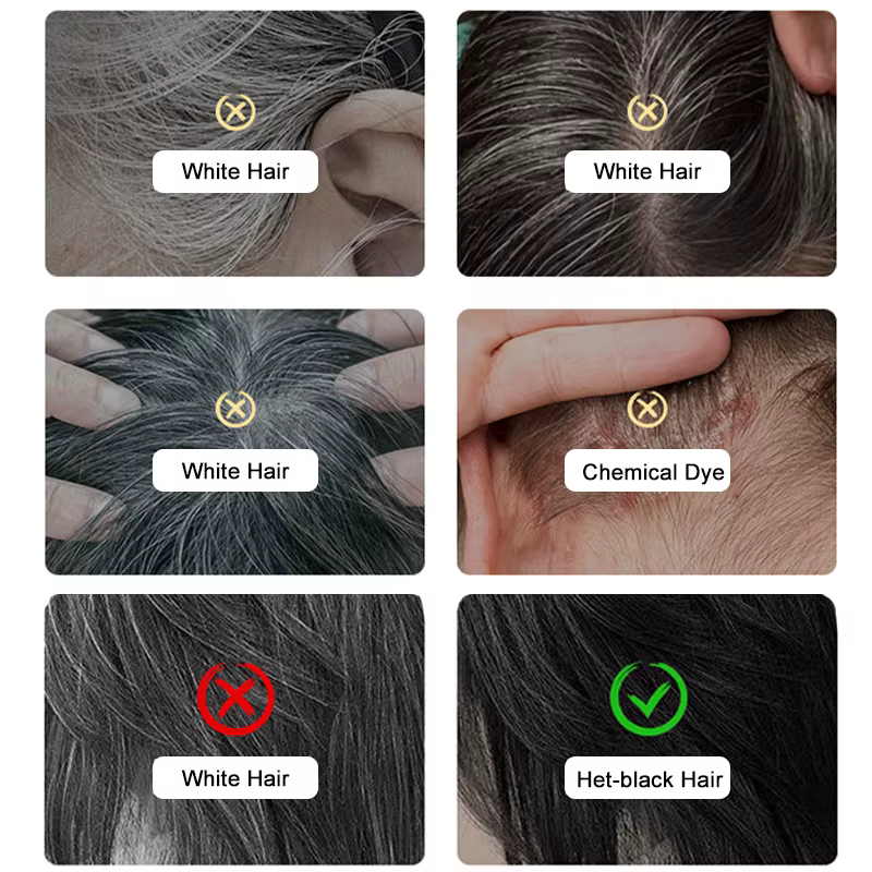 Bâton de teinture capillaire jetable 3 couleurs