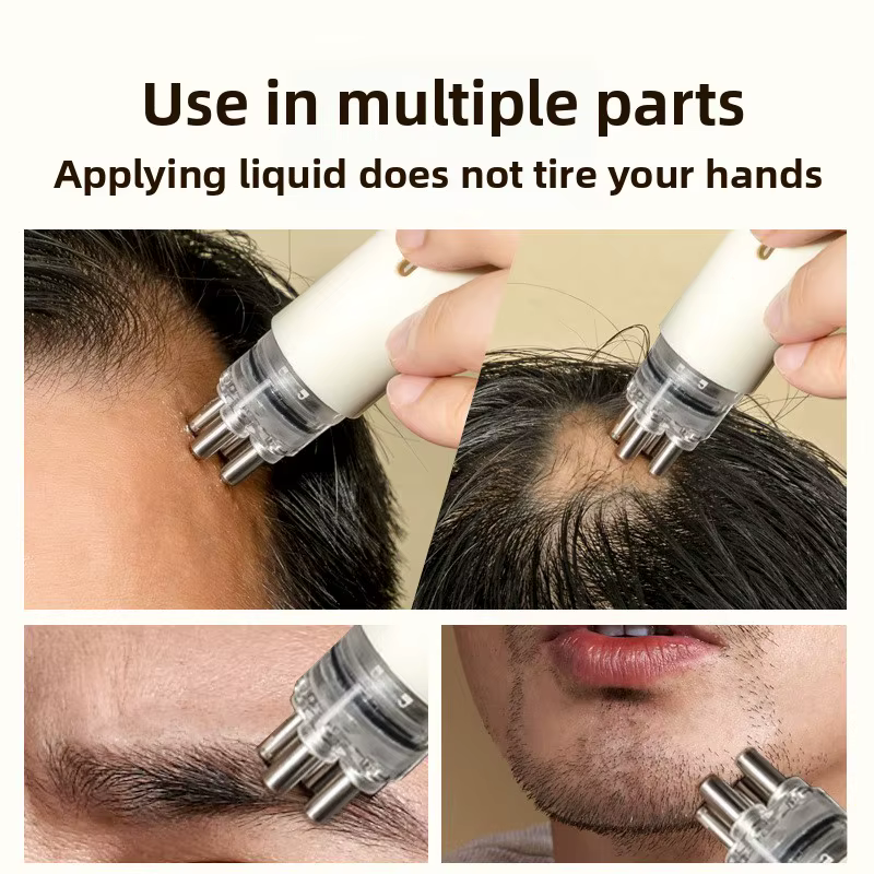 Peigne liquide applicateur d'huile capillaire, masseur de cuir chevelu, Mini peigne de Massage, huile essentielle, guidage liquide, Anti-perte de cheveux, 5/15ml