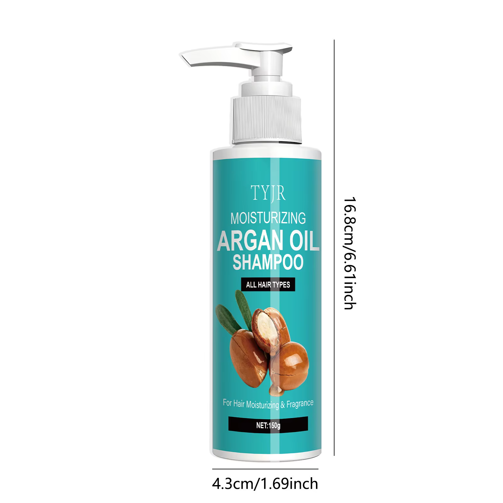 Le shampooing à l'huile d'argan marocain contient une formule hydratante naturelle à l'aloe vera