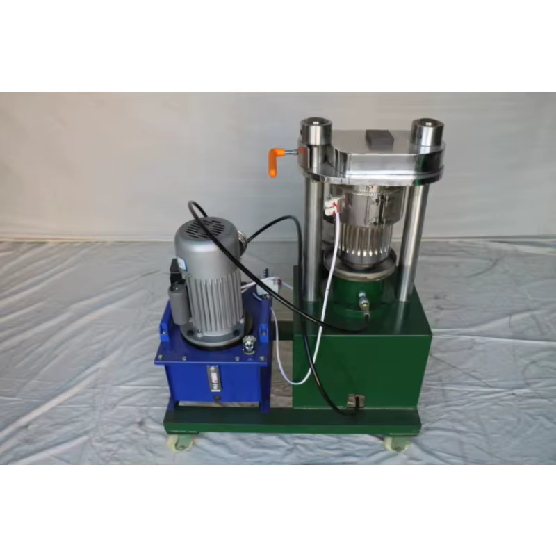 Machine de pressage d'huile hydraulique/10 kg/heure Machine de presse d'huile d'olive hydraulique HJ-H80