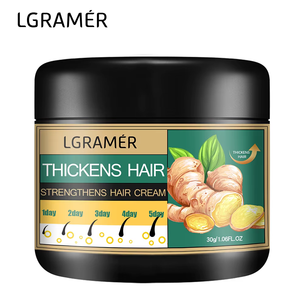 Crème de croissance des cheveux gingembre Alopecia repousse réparation prévenir la perte