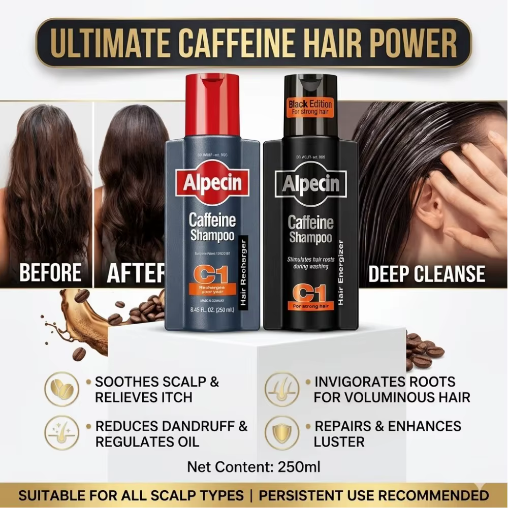 Shampooing nourrissant à la caféine de Allemagne