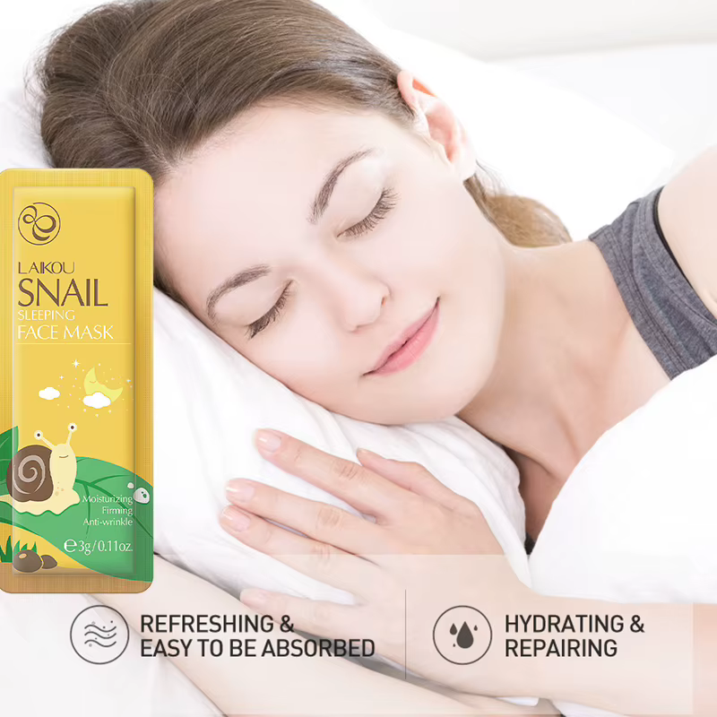 LAIKOU 7 pièces masque Facial hydratant Anti-rides raffermissant hydratant masques de sommeil masque Facial beauté coréen soins de la peau