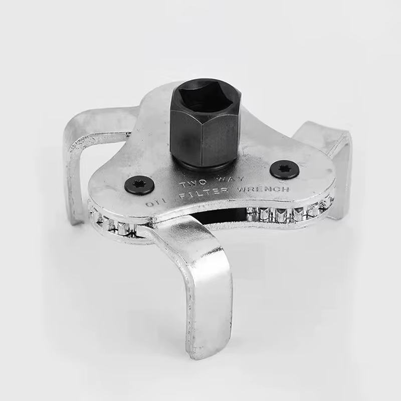 Clé de Retrait de Filtre à Huile Bidirectionnel Réglable, Outil pour la Réparation Automobile, 60-120mm
