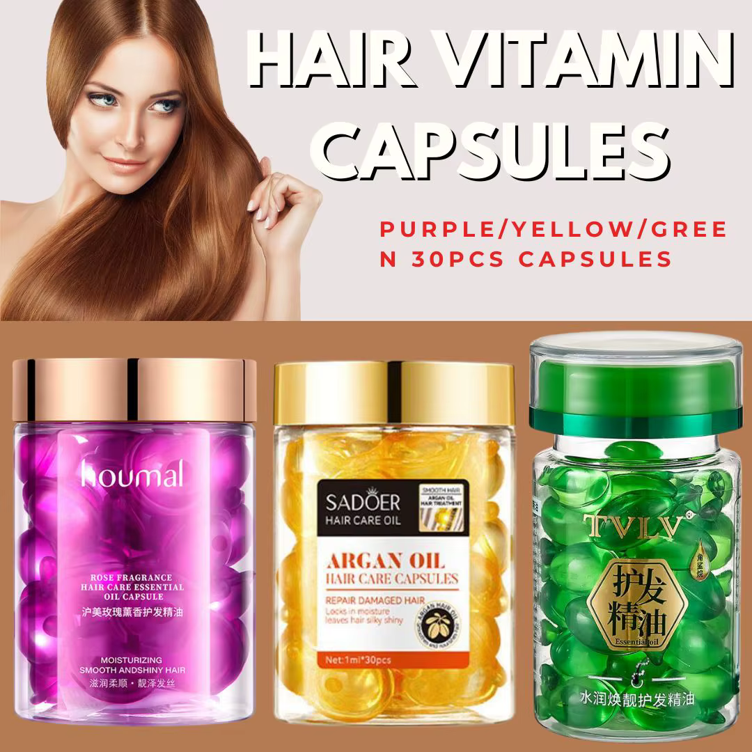 Capsule de vitamine pour cheveux