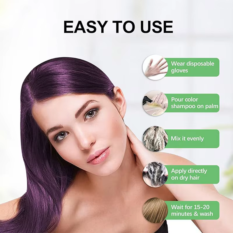 Shampoo colorant capillaire 200 ml
