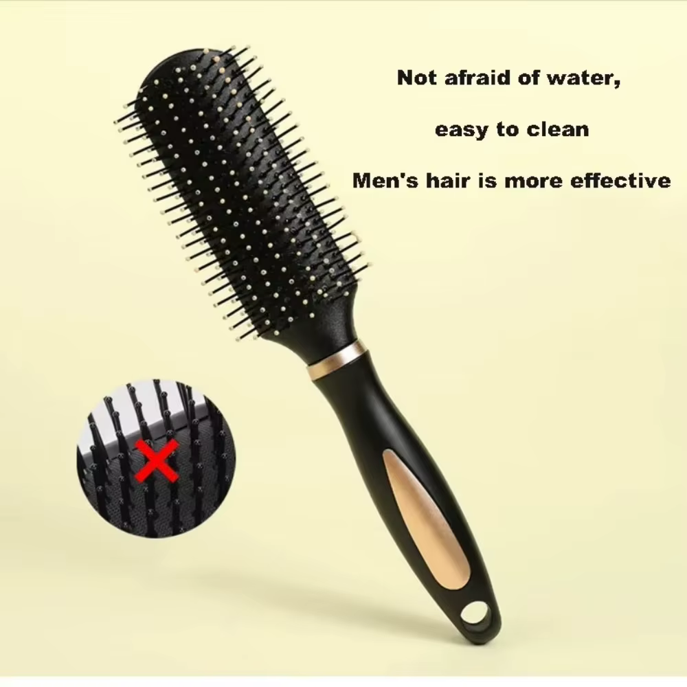 Brosse à cheveux professionnelle à palette lisse
