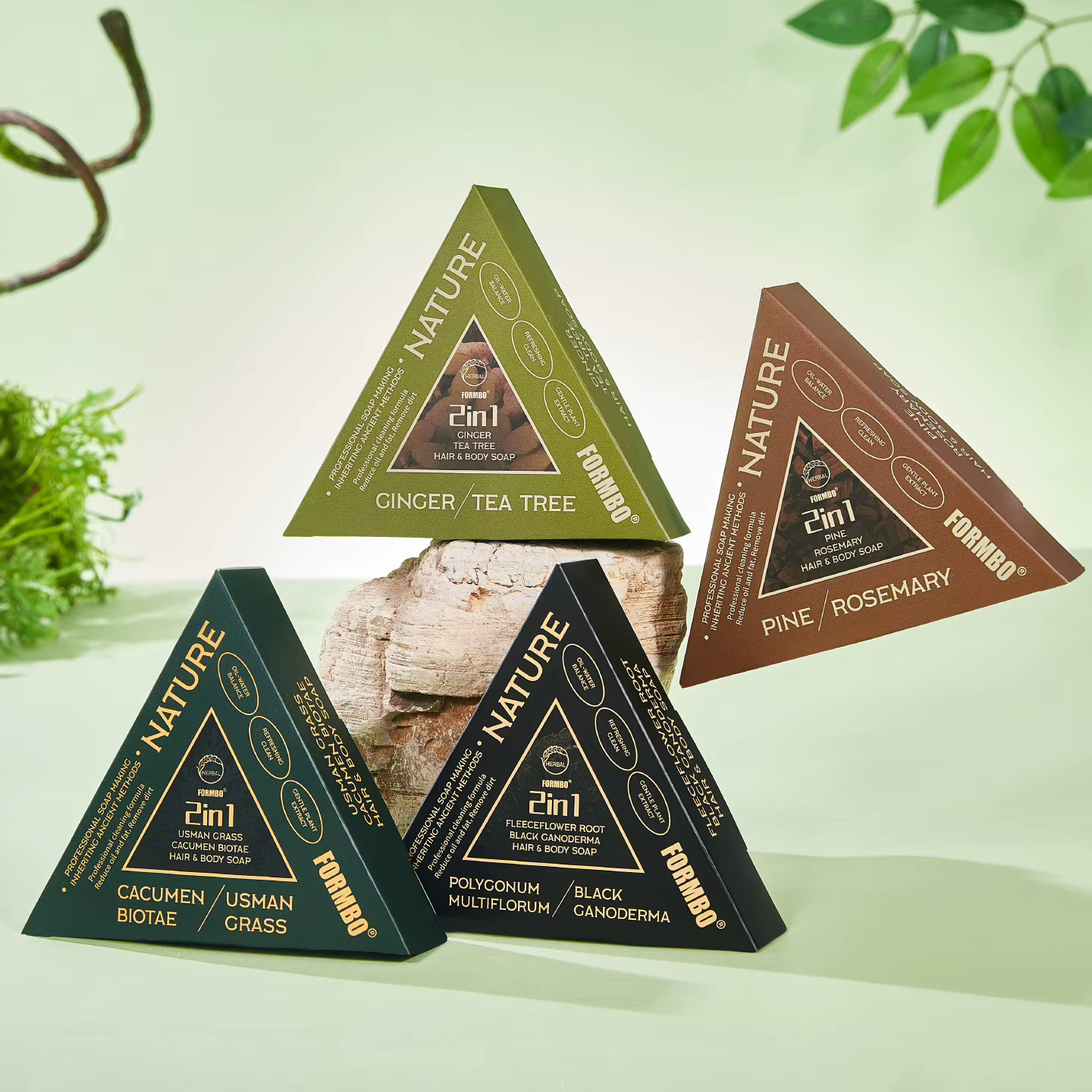 Savon Shampoing aux Feuilles de Platycarya