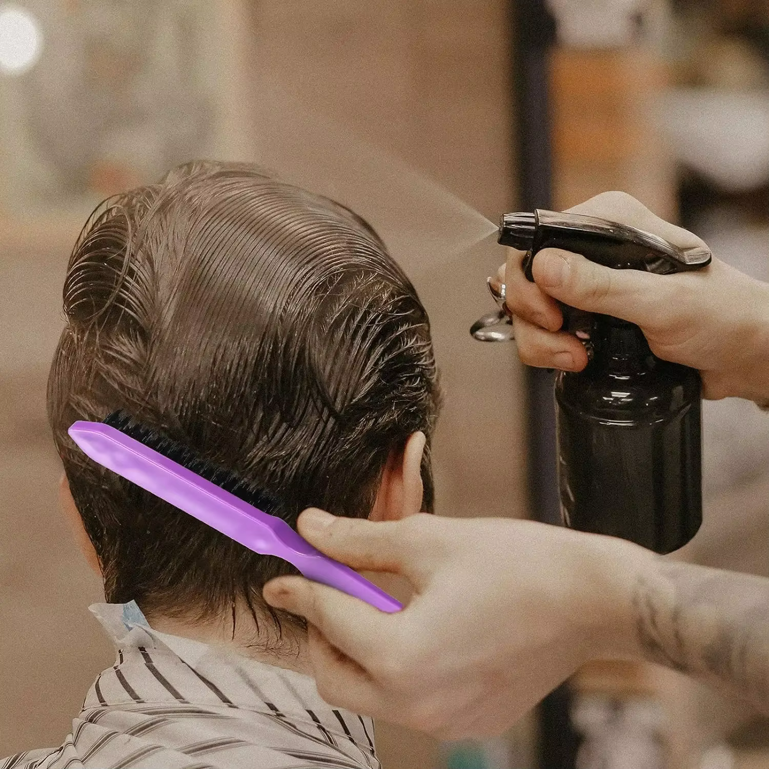 5/6 pièces ensemble de peignes démêlant brosse à cheveux