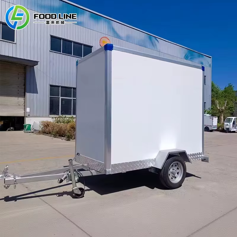 Camion frigorifique de 12 pieds pour chambre froide, remorque congélateur pour le transport de produits frais, personnalisable