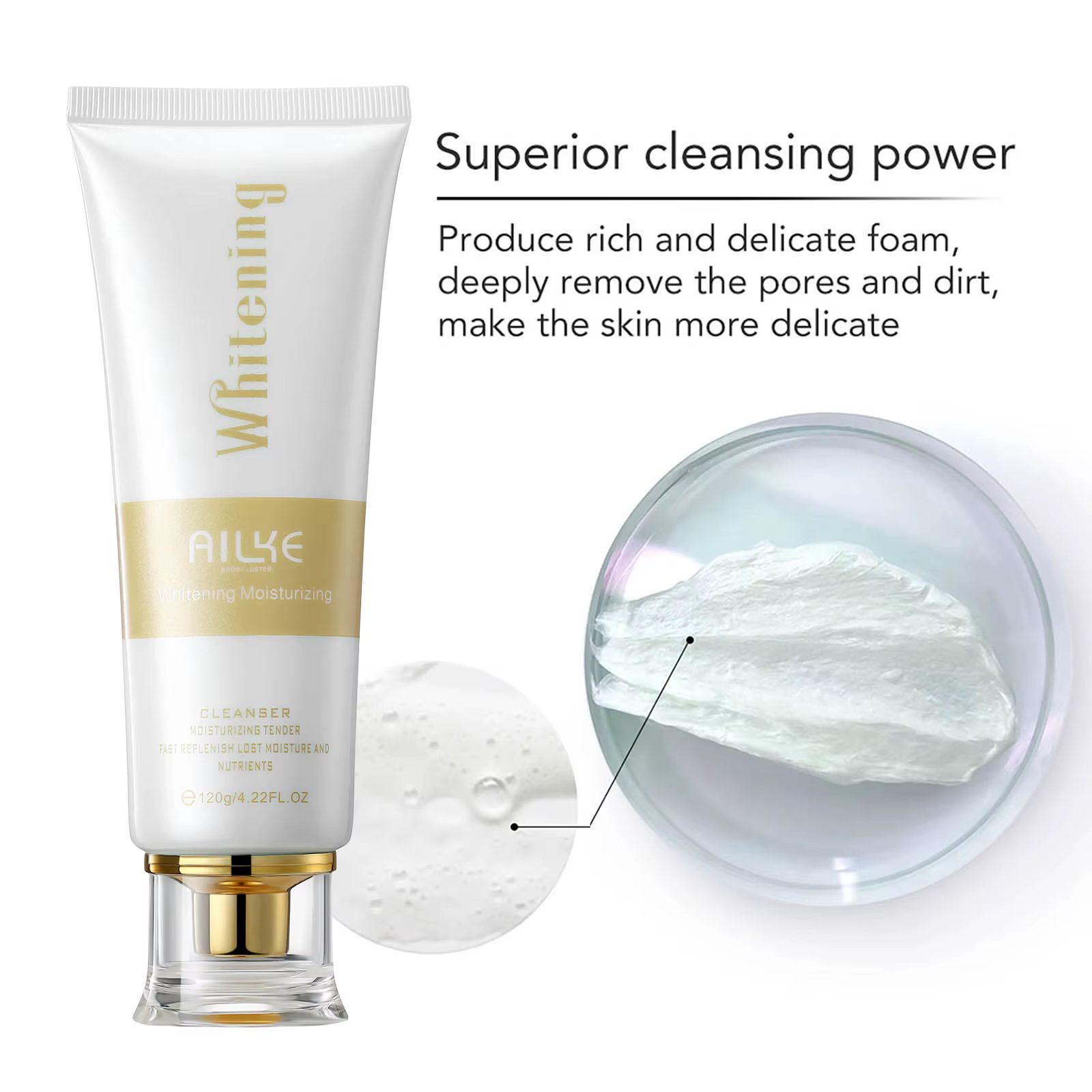 AILKE crème éclaircissante pour le visage, élimine les taches foncées, les taches, la mélanine, les rides, améliore la peau terne, pour tous les types de peau crème pour le visage