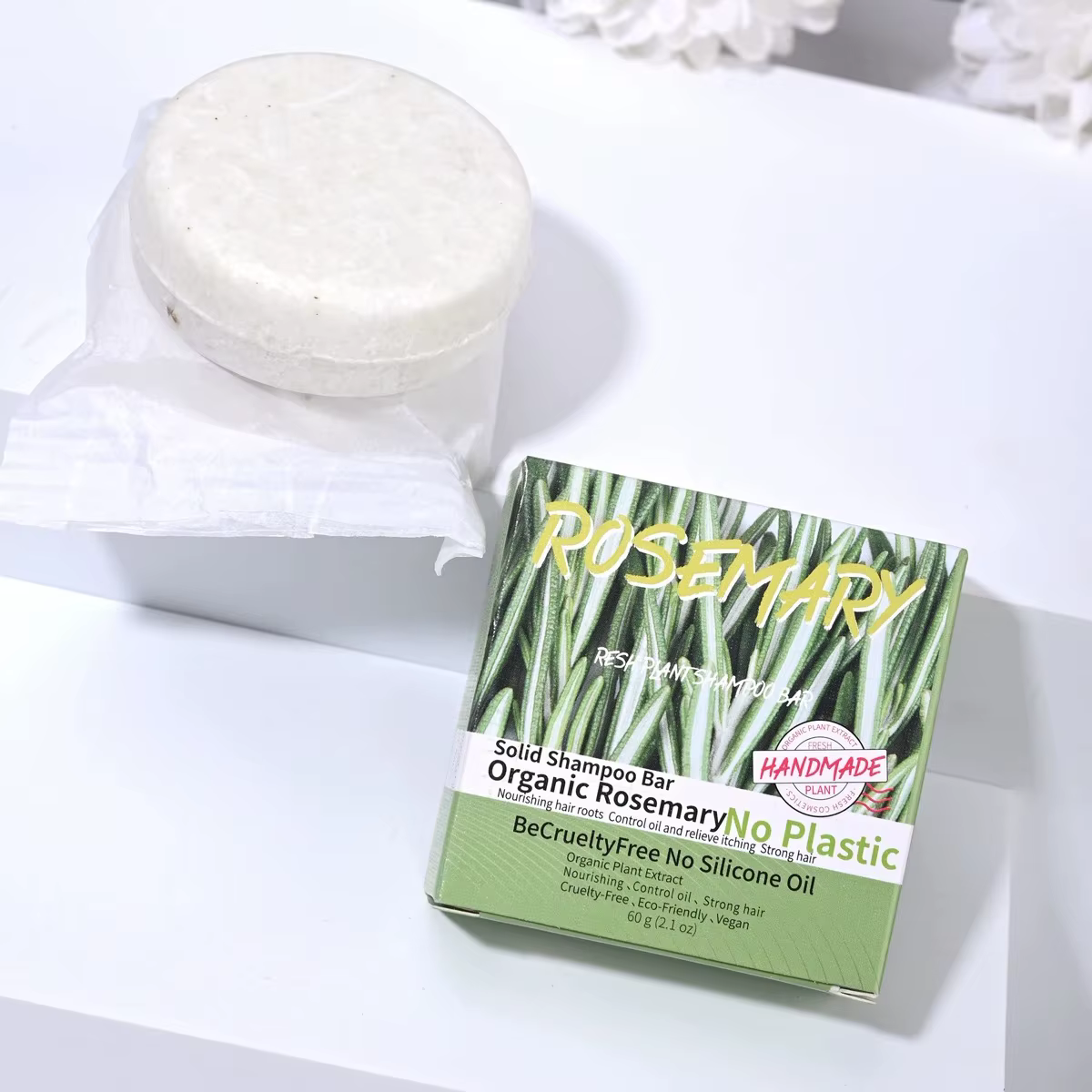 Savon shampoing au romarin parfumé naturel 60g