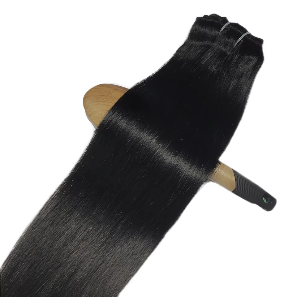 Extensions de cheveux brésiliens Remy à clips
