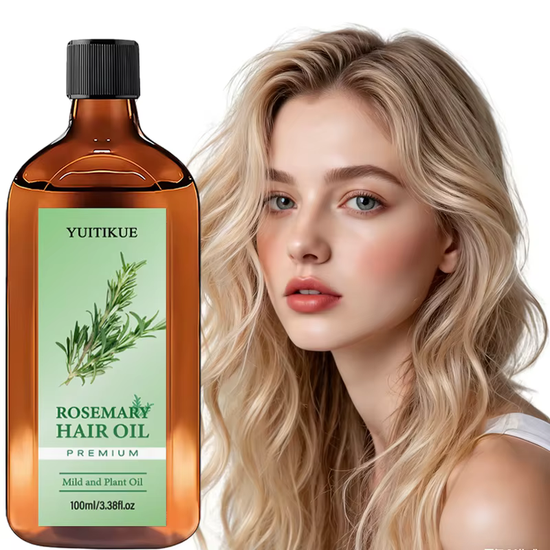 Huile capillaire à la romarin YUITIKUE Premium | Formule végétale douce