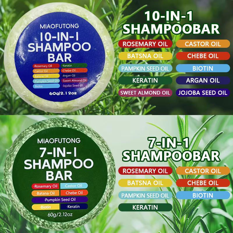 Lot de 2 savons shampoings multi-usages