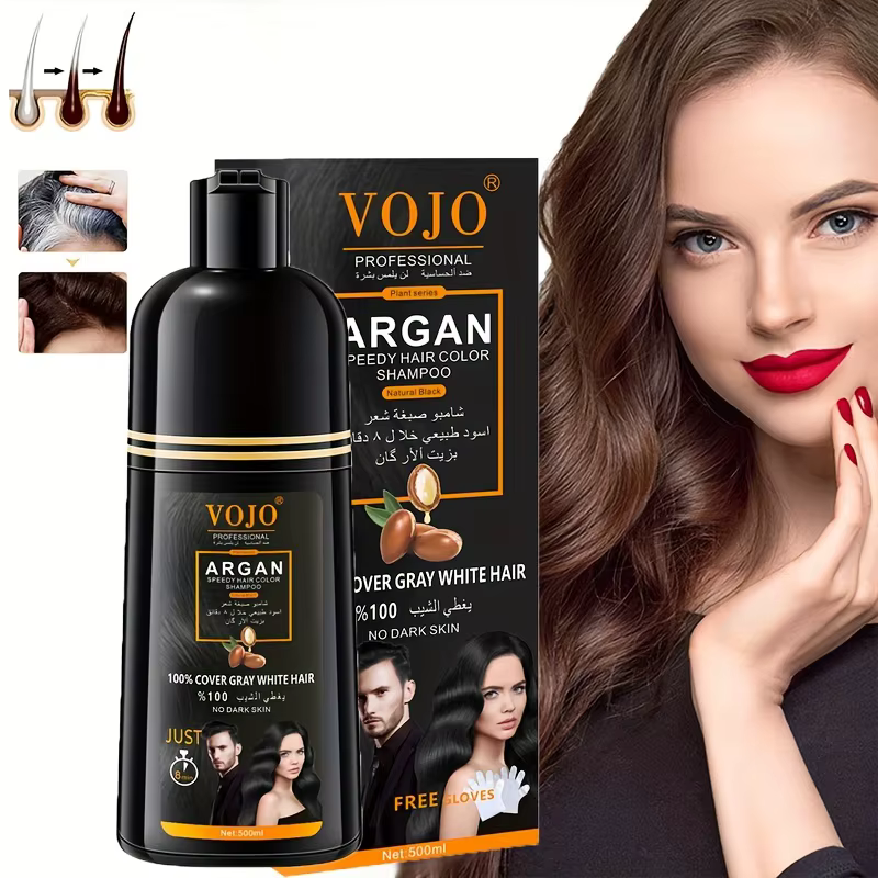 Shampoing de coloration capillaire pour cheveux gris