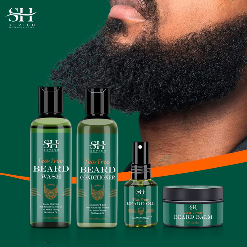 Priority-Soin de la Barbe pour Homme, Arbre à Thé, Croissance Rapide et Efficace, Peau Nettoyante Douce, Essence Douce