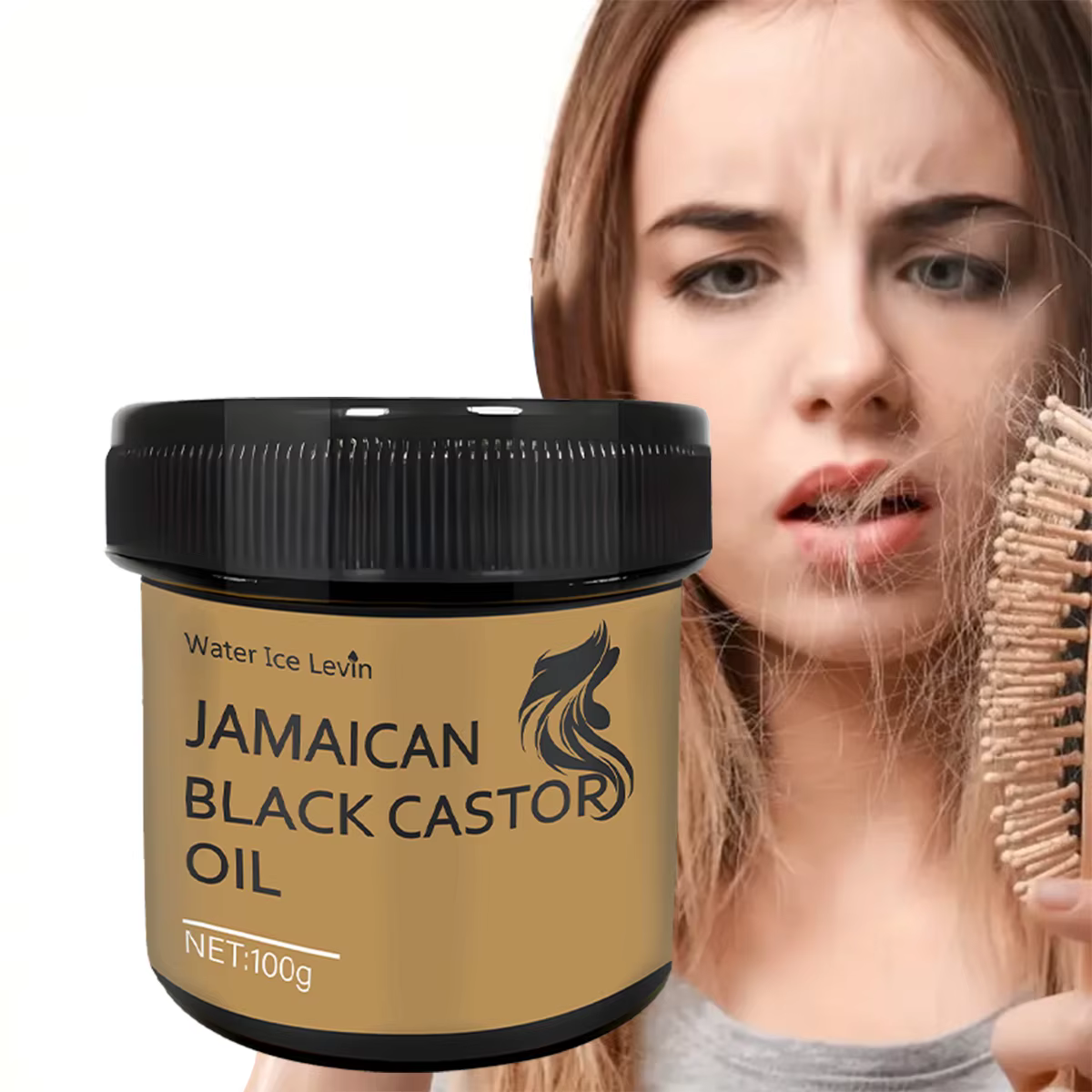 Huile de ricin noir jamaïcain