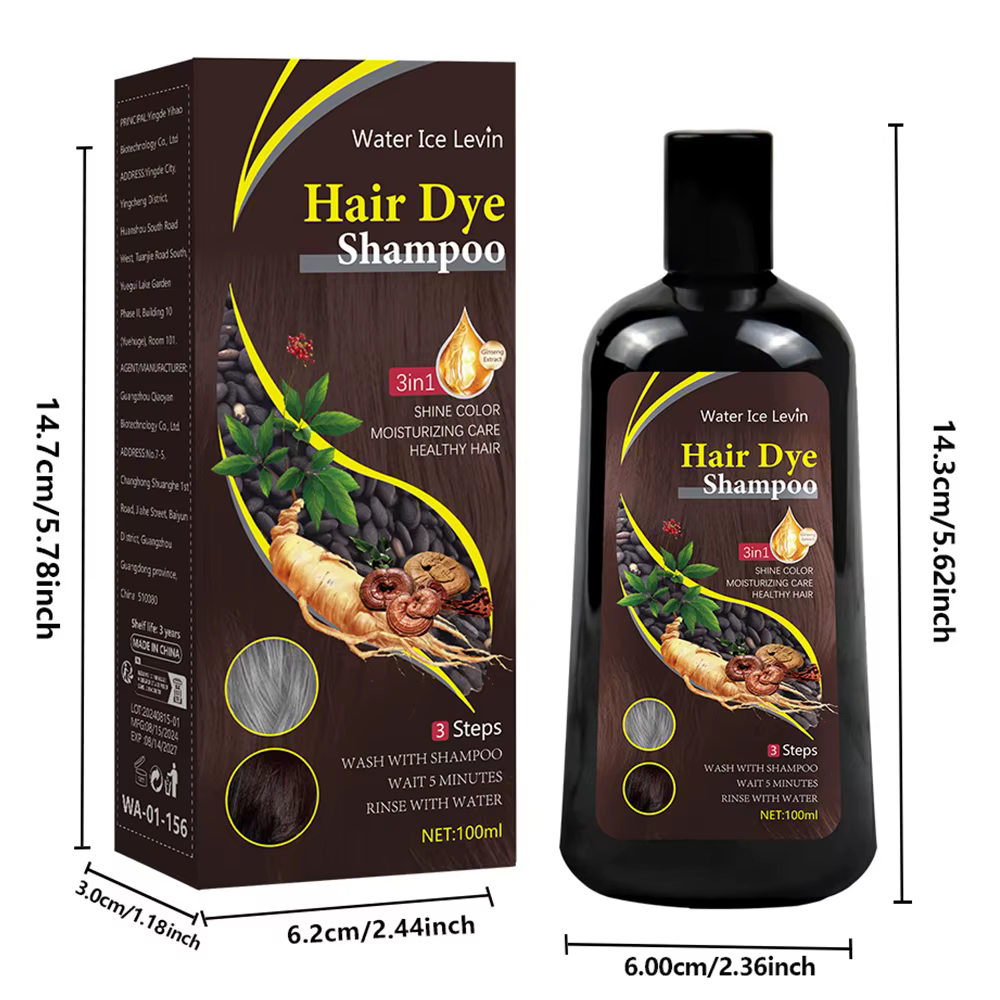 Shampoing 3 en 1 pour cheveux bruns