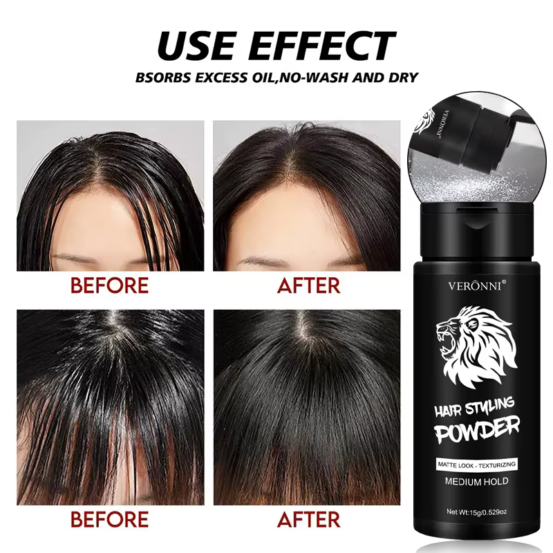 Poudre coiffante volumisante pour cheveux